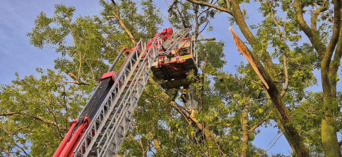 Ulewne deszcze i gwałtowne burze nad Dolnym Śląskiem. Kilkaset strażackich interwencji - 7