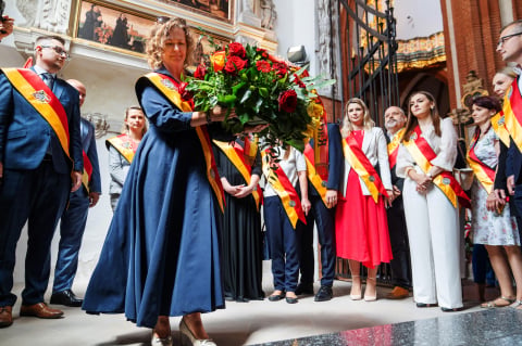 Święto Wrocławia. Pochód radnych Rady Miejskiej Wrocławia i uroczysta sesja [ZDJĘCIA] - 14