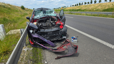 Wypadek na S3 w okolicach Jawora. Jedna osoba ranna - 1