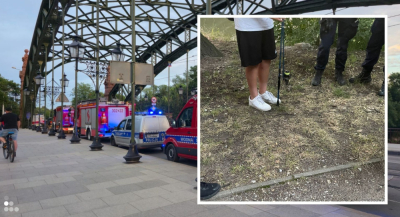 13-latek wędkował nad Odrą, gdy osunęła się pod nim ziemia. Wrocławscy ratownicy pomogli mu wydostać się na brzeg