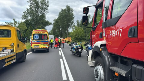 Zderzenie dwóch busów z pasażerami na trasie Bolków- Jelenia Góra. Droga jest zablokowana - 2