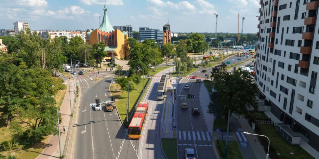 Ruszyła przebudowa torowiska na Bardzkiej. Duże zmiany w komunikacji miejskiej - Tak ma wyglądać ulica Bardzka po przebudowie. Fot. Grzegorz Kilian/wroclaw.pl