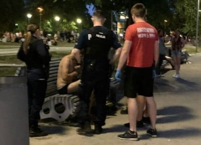 Pijany mężczyzna pływał w Odrze obok Wyspy Słodowej. Interweniowała policja i WOPR