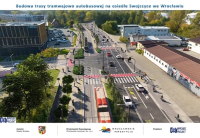 Kiedy ruszy budowa tramwaju na Swojczyce? To dlatego jeszcze nie ma pozwolenia na budowę