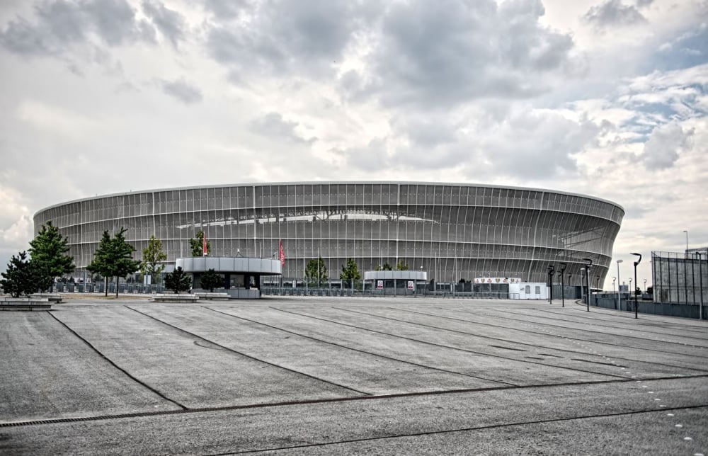 Ich badania chce poznać FIFA. Naukowcy z AWF sprawdzają klimat na Tarczyński Arenie - Tarczyński Arena we Wrocławiu. Fot. RW