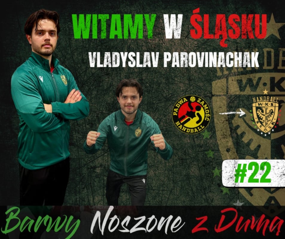 Ukraińskie wzmocnienie Śląska Wrocław - Śląsk Wrocław buduje skład na nowy sezon. Fot. WKS Śląsk Wrocław piłka ręczna