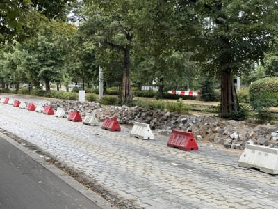 Tak wygląda zrywanie kostki na ul. Powstańc&oacute;w Śląskich we Wrocławiu
