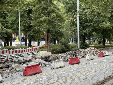Tak wygląda zrywanie kostki na ul. Powstańców Śląskich. Wrocławianie walczyli o to od lat - 3
