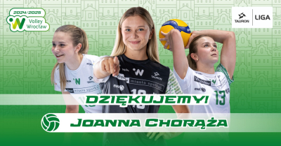 Kolejna siatkarka żegna się z ekipą Volley