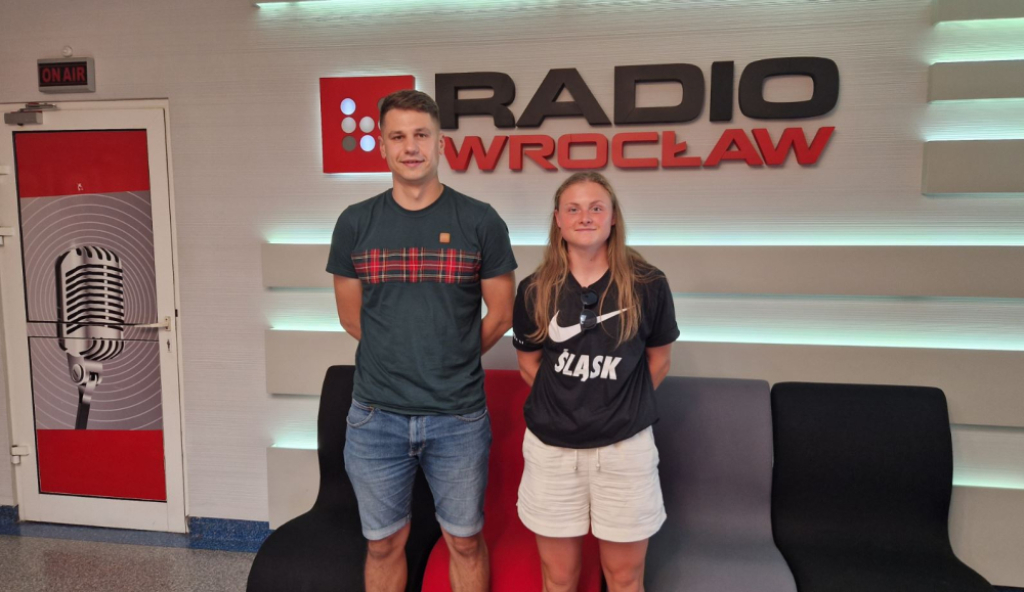 Karolina Gec: Celujemy w pierwszą trójkę i Puchar Polski - Piotr Jagieła i Karolina Gec byli gośćmi niedzielnej audycji Popołudnie Kibica w Radiu Wrocław