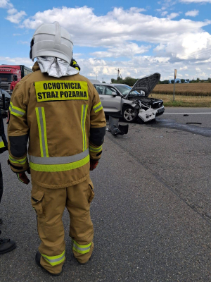 Wypadek na drodze krajowej numer 5. Trasa była zablokowana [ZDJĘCIA] - 0