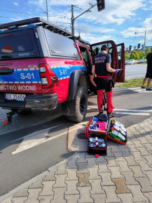 Zderzenie w centrum Wrocławia. Kierowcy stali w długich korkach [ZDJĘCIA] - 1