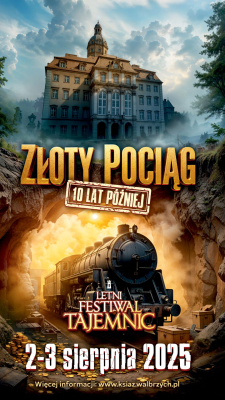 Zbliża się Festiwal Tajemnic w Zamku Książ. Motywem przewodnim złoty pociąg - 1