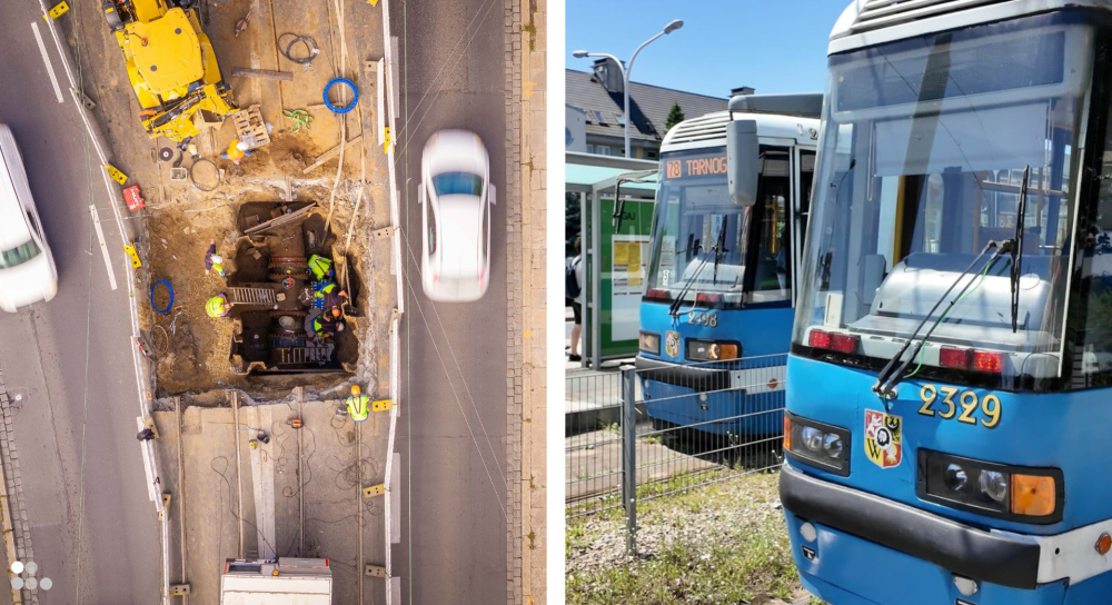Tramwaje wracają na most Grunwaldzki. Remont zakończony dwa tygodnie wcześniej! Zmiany też na Bardzkiej - Zmiany w kursowaniu linii tramwajowych we Wrocławiu
