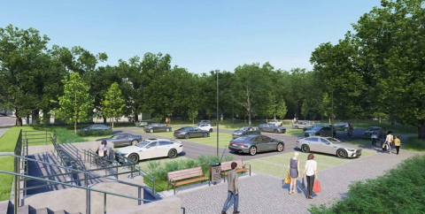 66 miejsc parkingowych za 3,4 miliona złotych. Nowy parking P+R powstanie na Leśnicy - 0