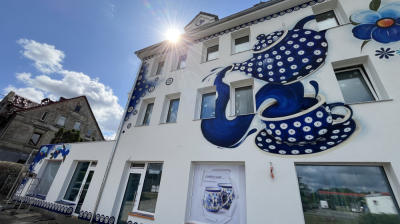 Bolesławiec przed świętem ceramiki. Wjeżdżających do miasta wita wyjątkowy mural