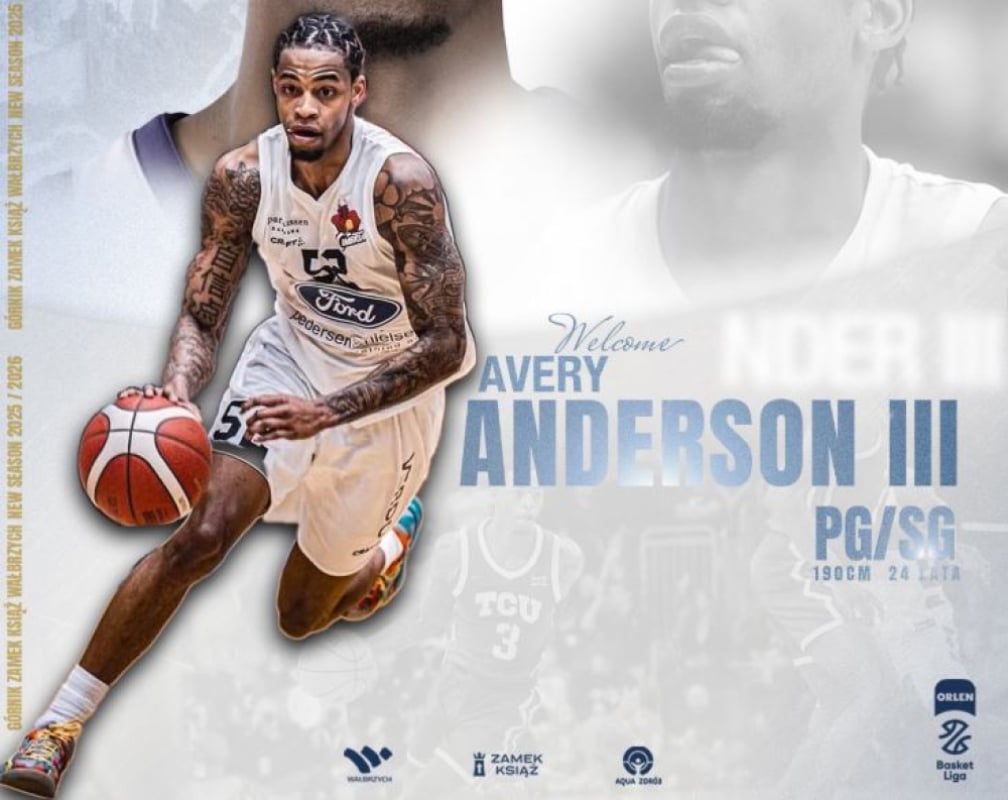 Avery Anderson zagra w klubie z Wałbrzycha - Avery Anderson podpisał umowę z Górnikiem na sezon 2025/26