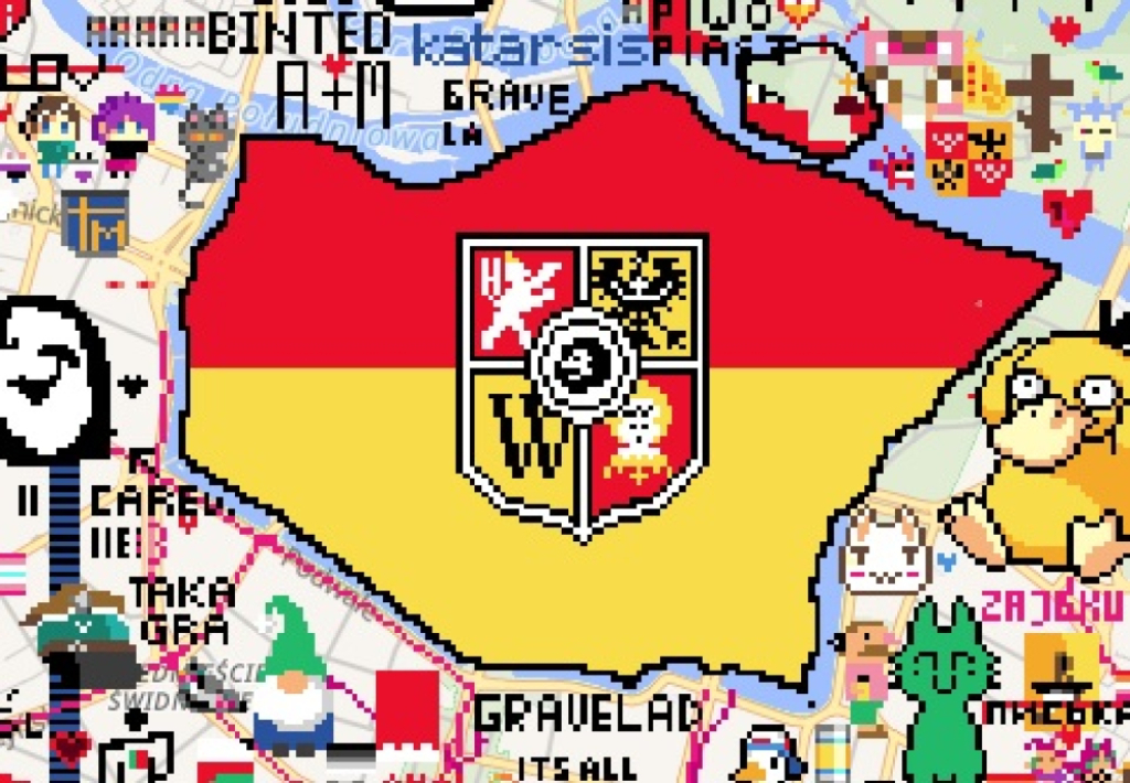 Tę interaktywną mapę współtworzyć może każdy. Trend zyskuje popularność - także na Dolnym Śląsku - Interaktywna mapa Wplace.