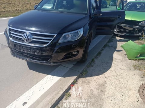 4 samochody zderzyły się na autostradzie A4. Korek w stronę Wrocławia [ZDJĘCIA] - 1