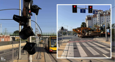 Tramwaje nie jeżdżą ulicą Długą we Wrocławiu. Koparka zerwała sieć trakcyjną