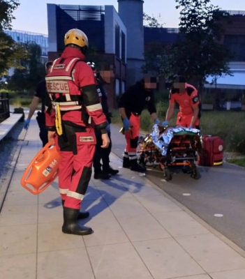 Wrocław: 35-latek o świcie pływał w Fosie Miejskiej. "Był po spożyciu alkoholu" - 0