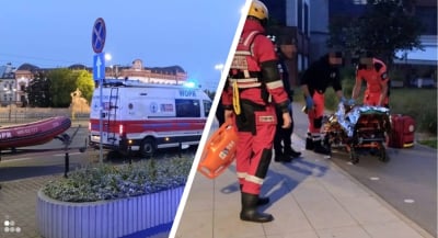 Wrocław: 35-latek o świcie pływał w Fosie Miejskiej. "Był po spożyciu alkoholu"