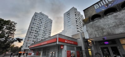 Pożar przy placu Grunwaldzkim we Wrocławiu. Jedna osoba trafiła do szpitala