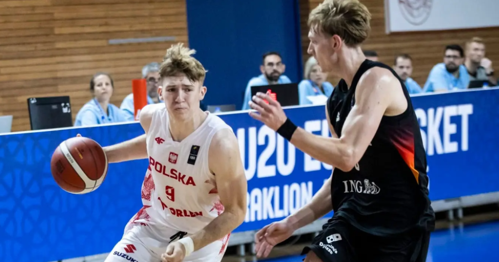 Koszykarz Śląska Wrocław odpadł na ostatnim etapie selekcji - Tymoteusz Sternicki (nr 9) nie zagra na Eurobaskecie 2025