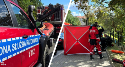 Dramatyczne sceny w centrum Wrocławia! Reanimowano starszą kobietę wyciągniętą z fosy