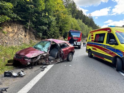 Wypadek na drodze krajowej numer 8, cztery osoby ranne! Trasa jest zablokowana