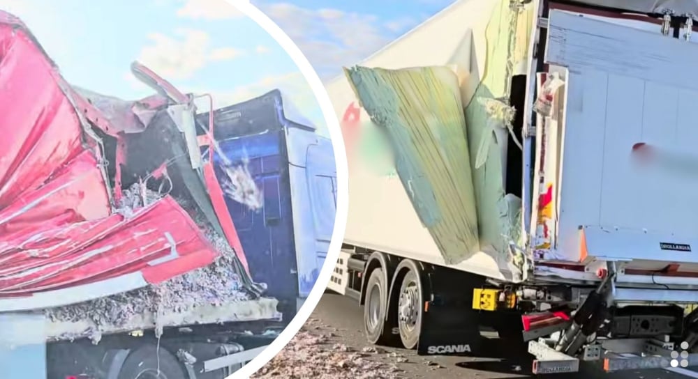 Zderzenie dwóch ciężarówek na A4. Autostrada w kierunku Zgorzelca jest zablokowana - Do wypadku doszło na 161. kilometrze autostrady A4 w kierunku Zgorzelca.