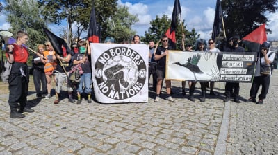 "Więzienie za karmienie potrzebujących na granicy". Manifestacja wspierająca aktywist&oacute;w