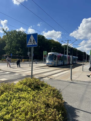 Rowerzysta potrącony przez tramwaj we Wrocławiu. Wjechał na czerwonym świetle? - 2