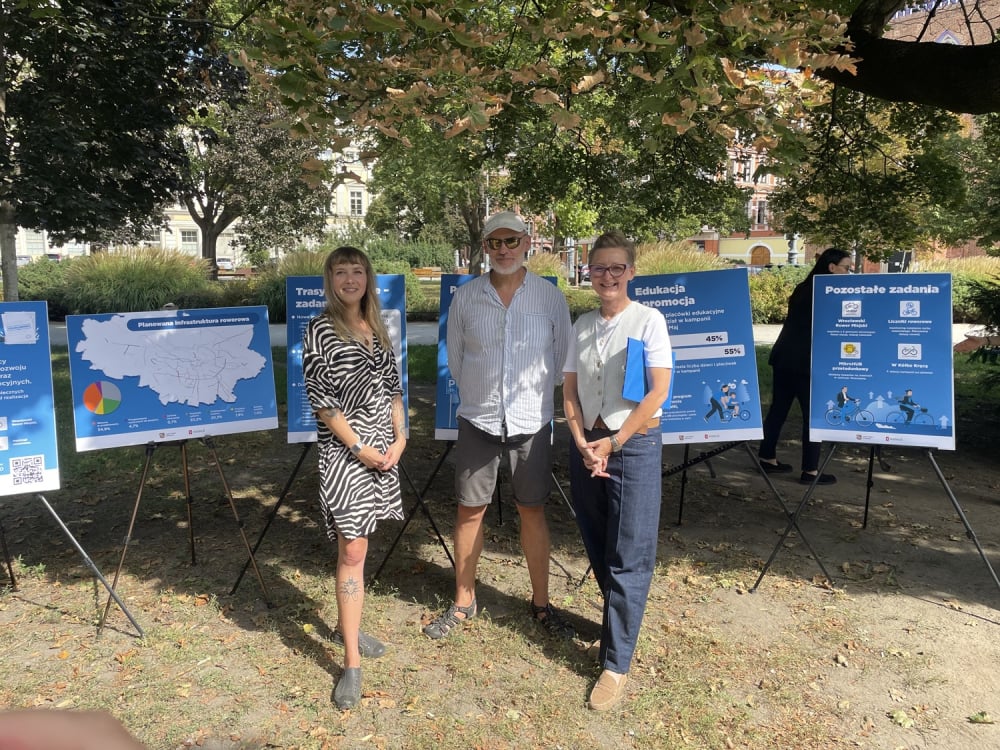 Nowe kładki, trasy rowerowe i parkingi. Wrocław przedstawił rowerowy plan działania do 2030 roku – Prezentacja planu działań rowerowych podczas konferencji prasowej