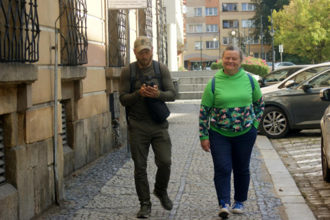 Piechotą z Medyki do Brukseli. Nie może już służyć na froncie, więc w ten sposób chce pomóc Ukrainie - 2