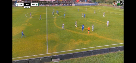 Zniszczone boisko 4-ligowego klubu. Na murawie narysowano... męskie członki [18+] - 0