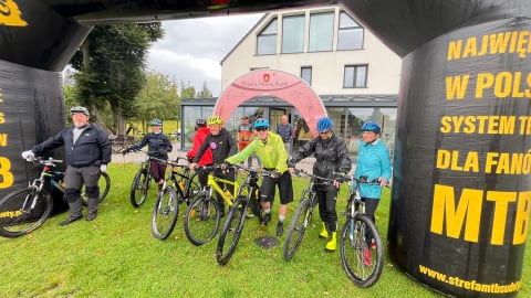 Ostre Koło na otwarciu nowej trasy MTB „9 Wzgórz”. To 52 wymagające kilometry - 2