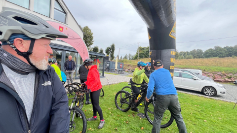 Ostre Koło na otwarciu nowej trasy MTB „9 Wzgórz”. To 52 wymagające kilometry - 4