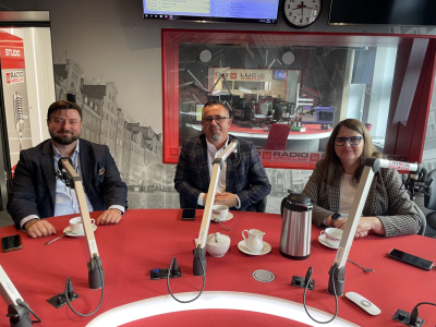 Debata parlamentarna Radia Wrocław: Krzysztof Tuduj, Łukasz Horbatowski, Marta Stożek
