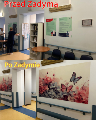 "Zadyma" w dolnośląskim szpitalu. Ochotnicy wyremontowali kolejny oddział DCOPiH [ZDJĘCIA] - 1