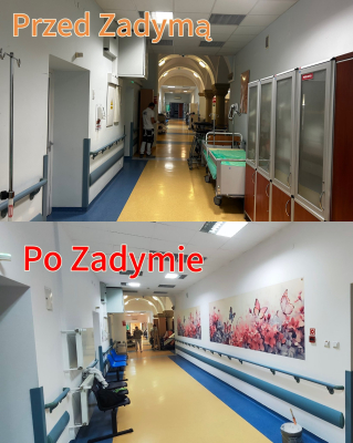 "Zadyma" w dolnośląskim szpitalu. Ochotnicy wyremontowali kolejny oddział DCOPiH [ZDJĘCIA] - 5