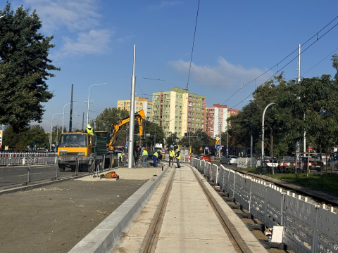 Weekend bez tramwajów na Gaj. Od poniedziałku pojadą po nowo wybudowanym torze - 0