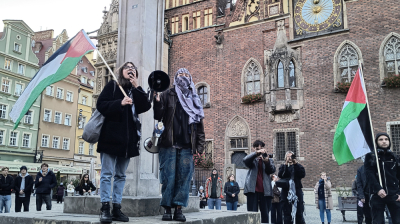 Chcą reakcji władz i uwolnienia członk&oacute;w misji pomocowej. Protest we Wrocławiu