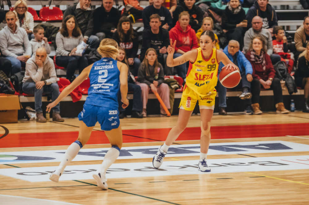 Eliminacje EuroBasketu: Dwie koszykarki Ślęzy Wrocław w szerokim składzie reprezentacji Polski - Aleksandra Mielnicka ze Ślęzy Wrocław