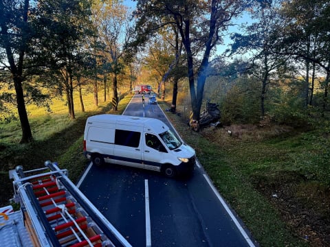 Śmiertelny wypadek na Dolnym Śląsku. Z samochodu niewiele zostało [ZDJĘCIA] - 4