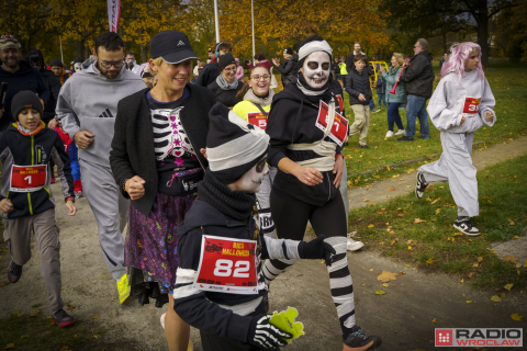 Bieg Halloweenowy Radia Wrocław. Tak bawiliśmy się w Parku Skowronim! [ZDJĘCIA, WIDEO] - 43