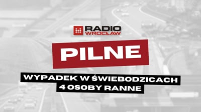 Wypadek w Świebodzicach, cztery osoby ranne. Droga krajowa numer 35 była zablokowana [AKTUALIZACJA]