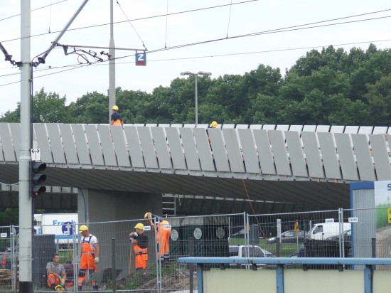 Estakada wschodnia na p&oacute;łmetku