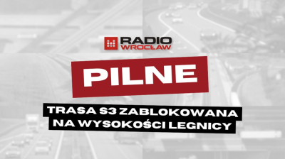 Trasa S3 pod Legnicą zablokowana. Samoch&oacute;d osobowy zderzył się z ciężar&oacute;wką