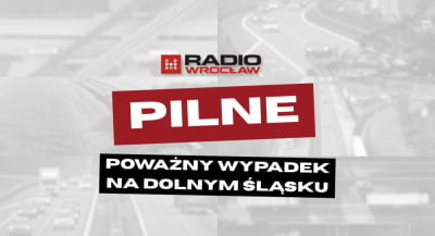 Czołowe zderzenie na Dolnym Śląsku. Poważnie ranną kobietę zabrał helikopter LPR